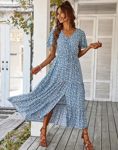 Vintage Floral Dresses for Women
