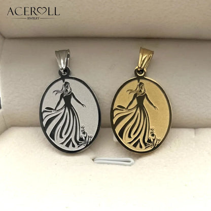 Stainless Steel Virtue Pendant