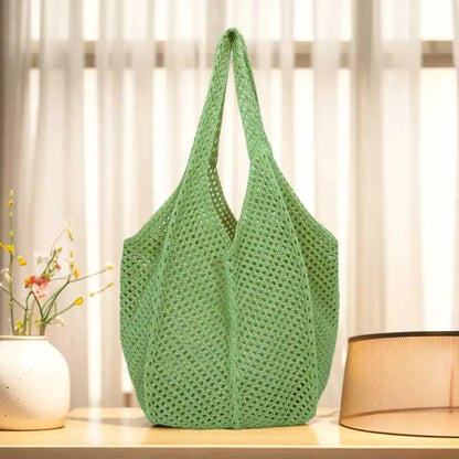 Women's Woven Wicker Shoulder Bags