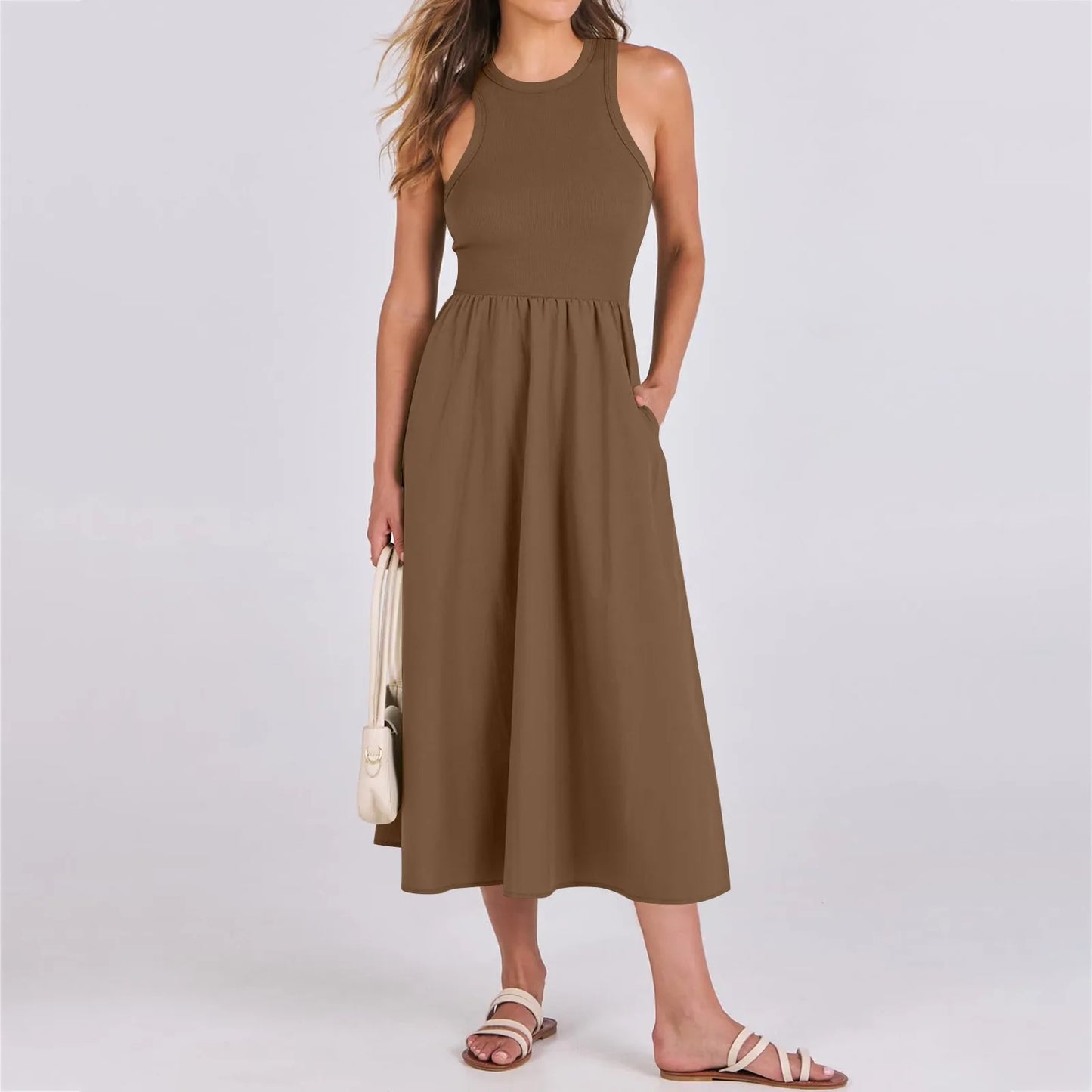 Sleeveless Long Dress