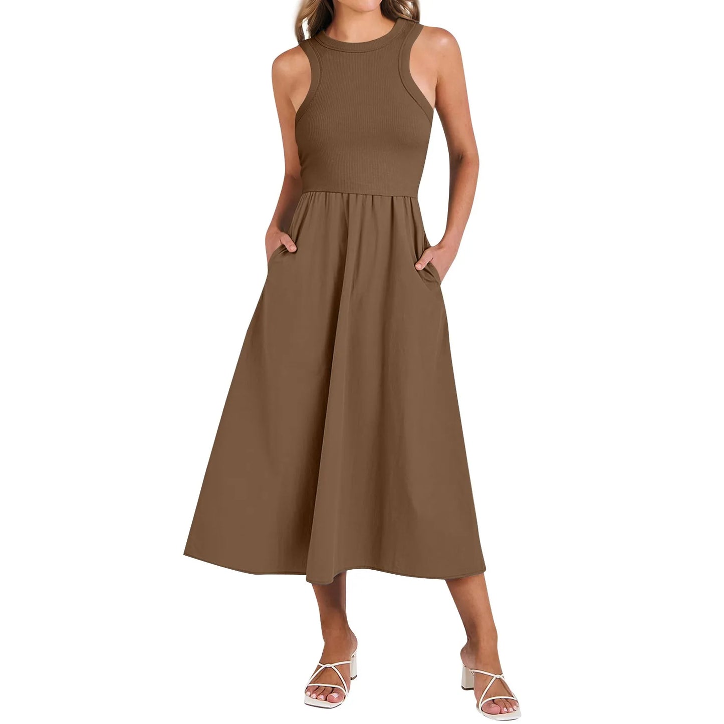 Sleeveless Long Dress