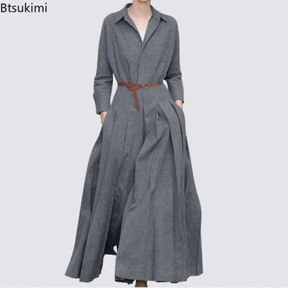 Long Dress Vintage Casual