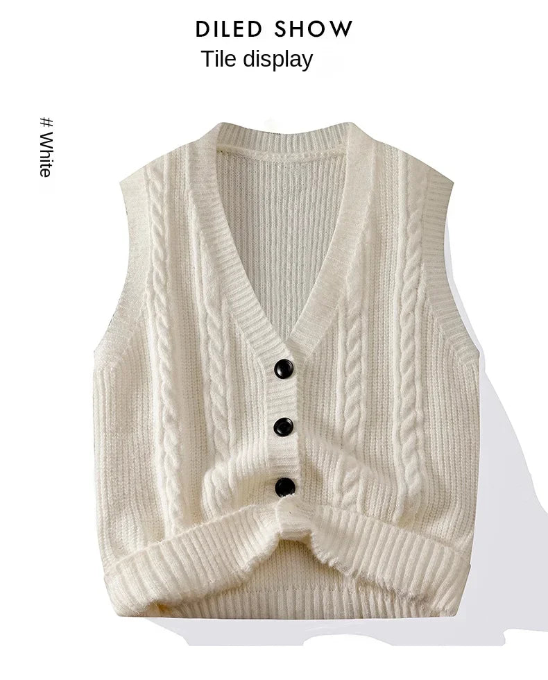 Cardigan Sweater Vest for Men
