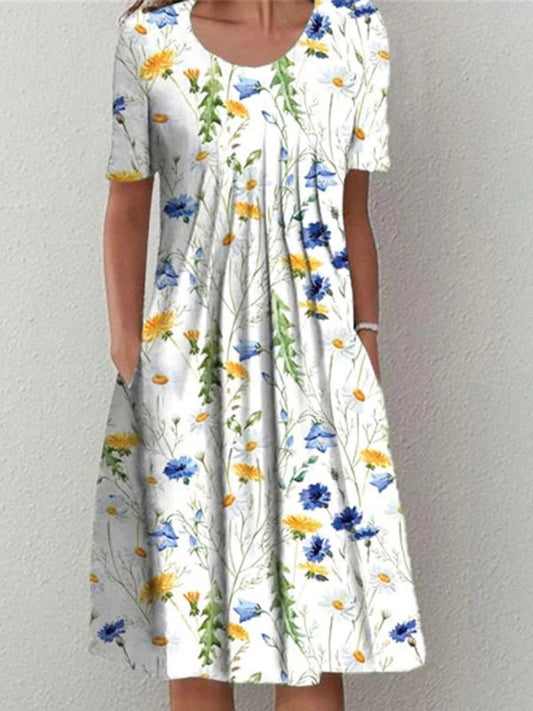 Seasonal Dress- Floral Pattern