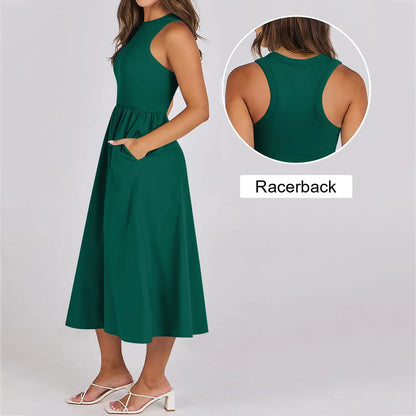 Sleeveless Long Dress