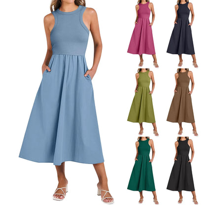 Sleeveless Long Dress