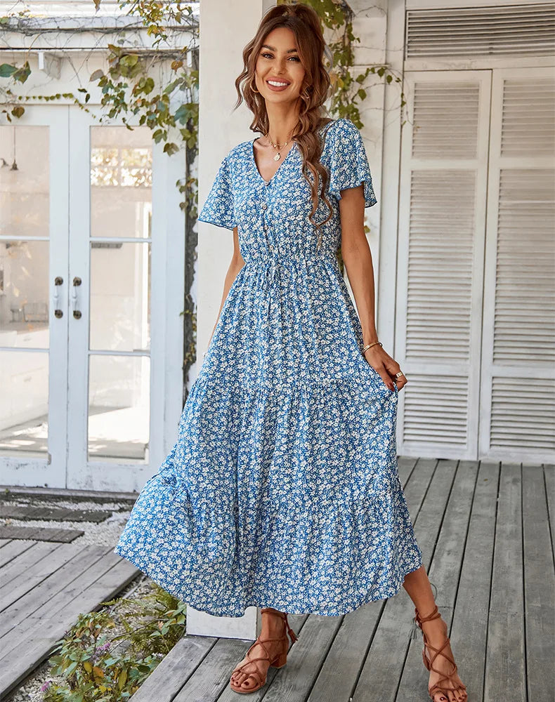 Vintage Floral Dresses for Women
