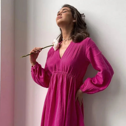 Women's Casual Dress V-Neck