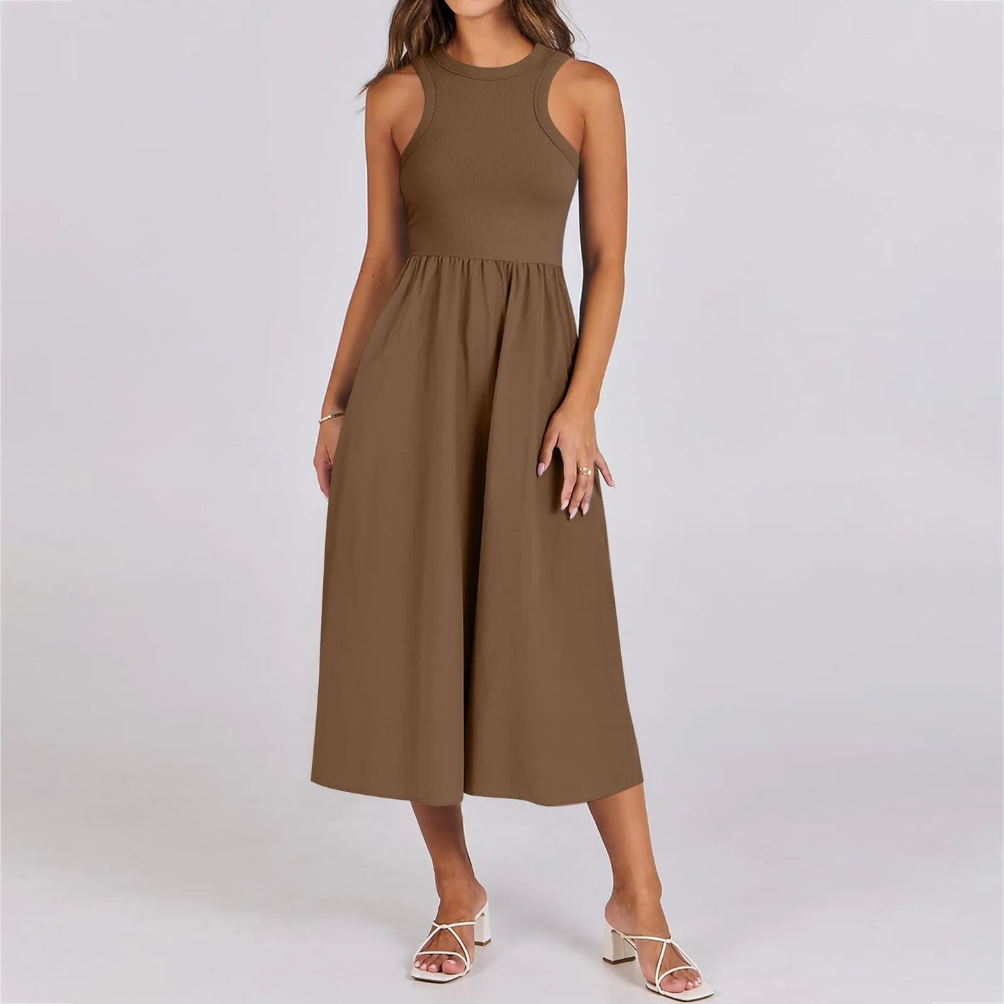 Sleeveless Long Dress