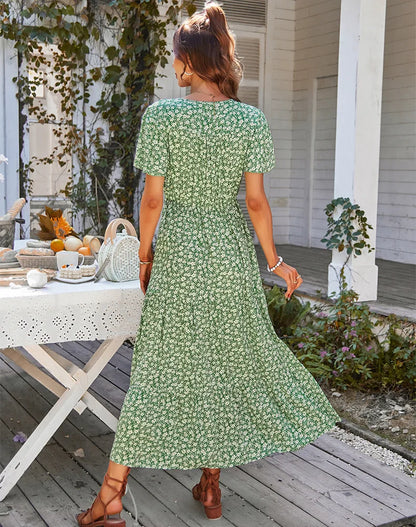 Vintage Floral Dresses for Women