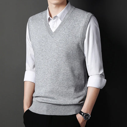 Solid Color Sweater Vest