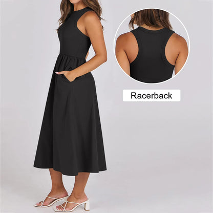 Sleeveless Long Dress