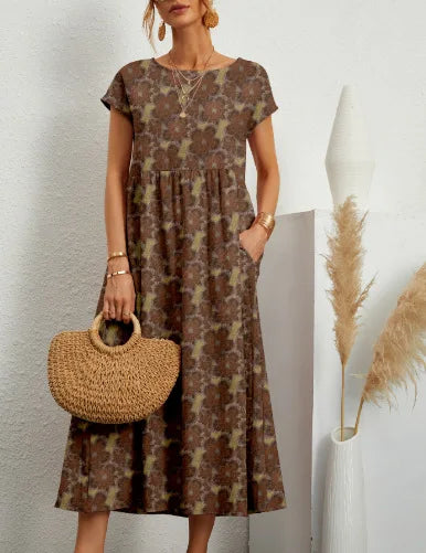 Women's Floral Print Summer Dress