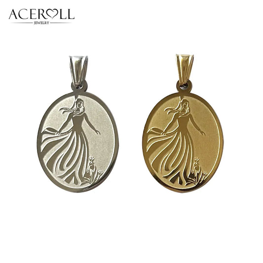 Stainless Steel Virtue Pendant