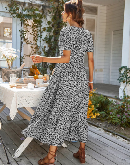 Vintage Floral Dresses for Women