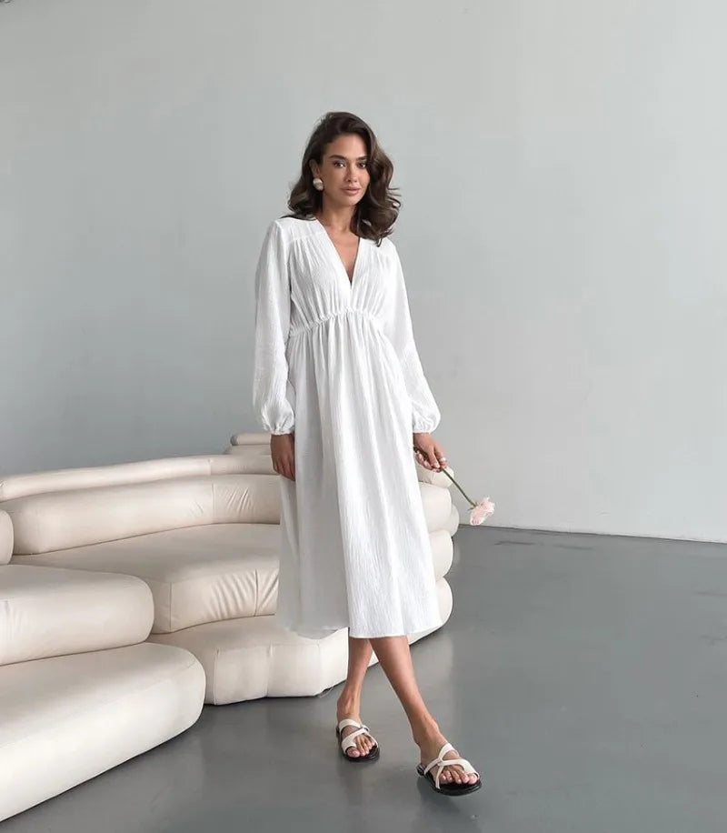 Women's Casual Dress V-Neck