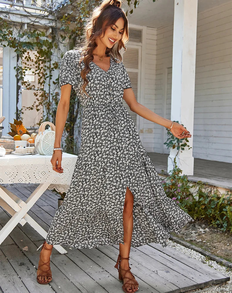Vintage Floral Dresses for Women