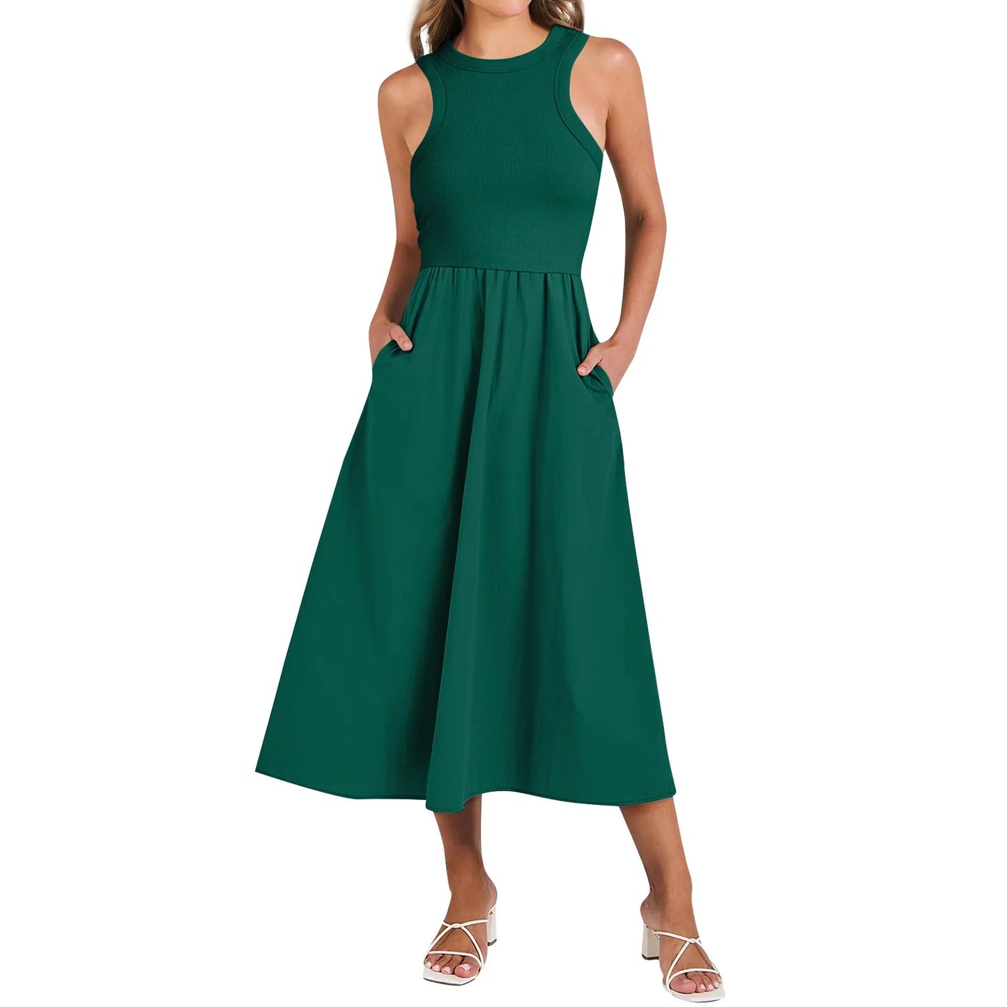 Sleeveless Long Dress