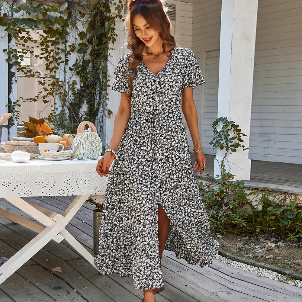 Vintage Floral Dresses for Women