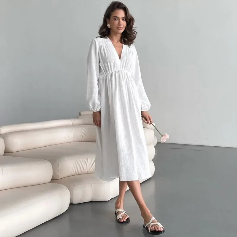 Women's Casual Dress V-Neck