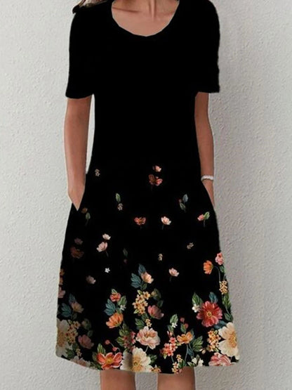 Seasonal Dress- Floral Pattern