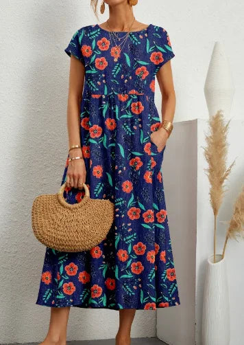Women's Floral Print Summer Dress