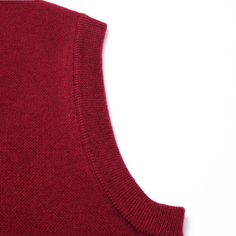 Solid Color Sweater Vest