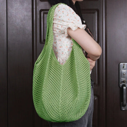 Women's Woven Wicker Shoulder Bags