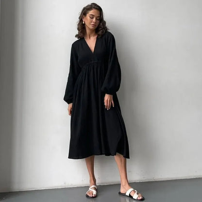 Women's Casual Dress V-Neck