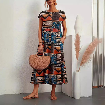 Women's Floral Print Summer Dress
