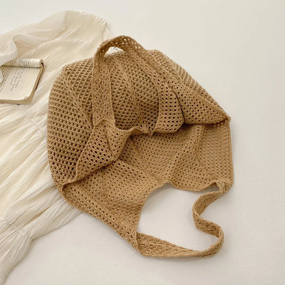 Women's Woven Wicker Shoulder Bags