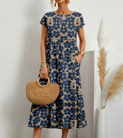 Women's Floral Print Summer Dress