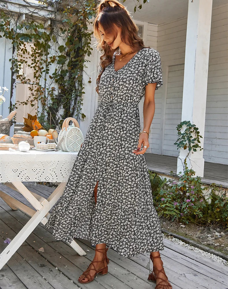 Vintage Floral Dresses for Women