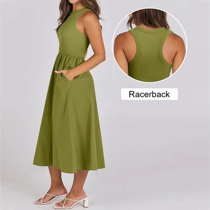 Sleeveless Long Dress