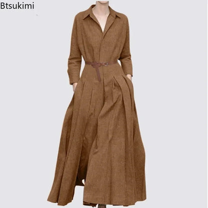 Long Dress Vintage Casual