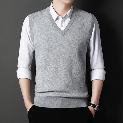 Solid Color Sweater Vest