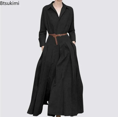 Long Dress Vintage Casual
