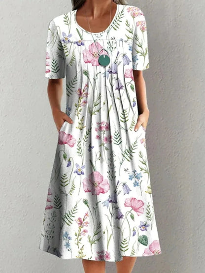 Seasonal Dress- Floral Pattern