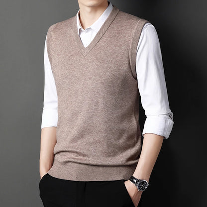 Solid Color Sweater Vest