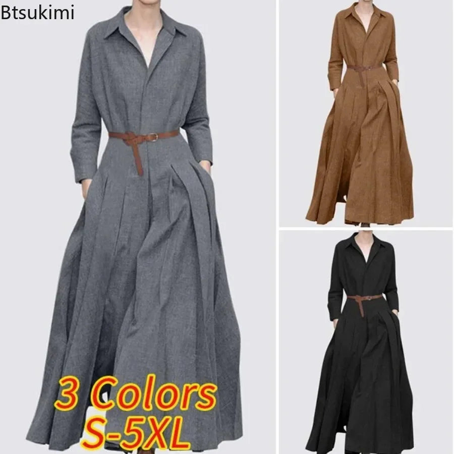 Long Dress Vintage Casual