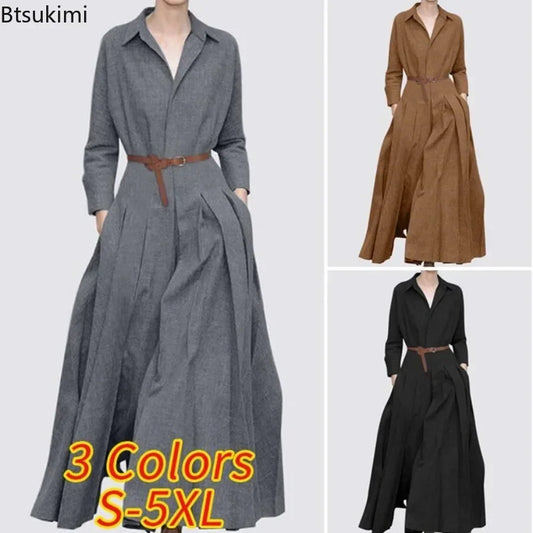 Long Dress Vintage Casual