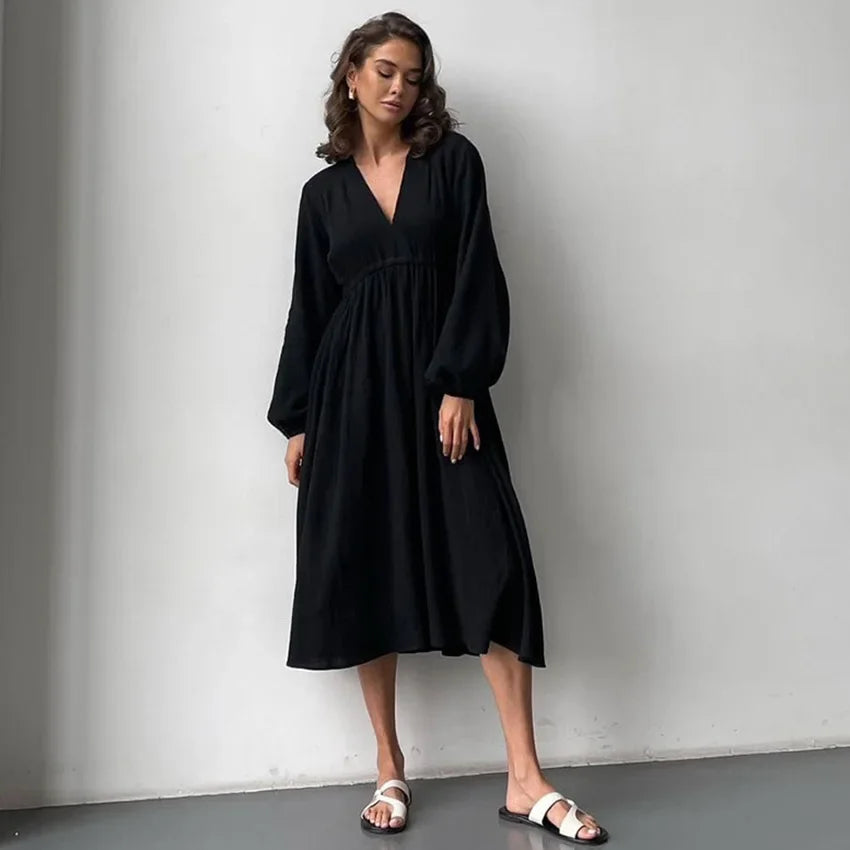Women's Casual Dress V-Neck