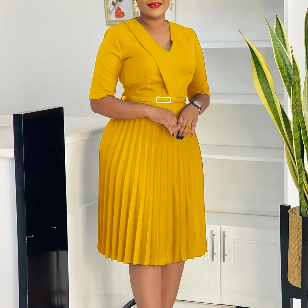 Women's Pleated Dress