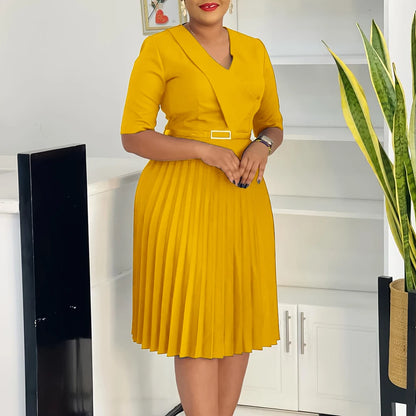 Women's Pleated Dress