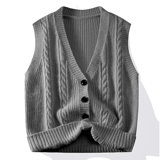 Cardigan Sweater Vest for Men
