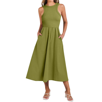 Sleeveless Long Dress
