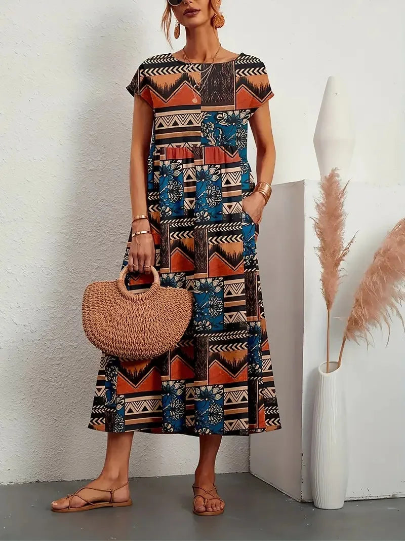 Women's Floral Print Summer Dress