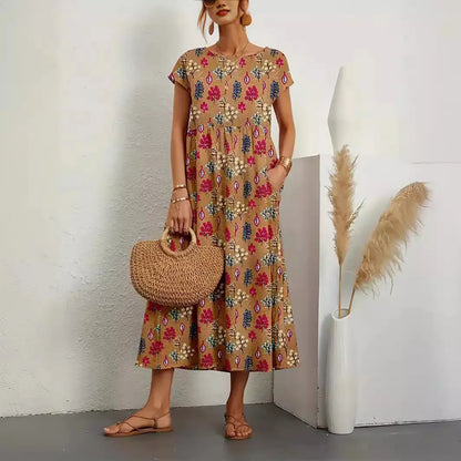 Women's Floral Print Summer Dress