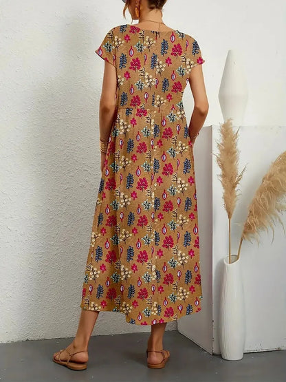 Women's Floral Print Summer Dress