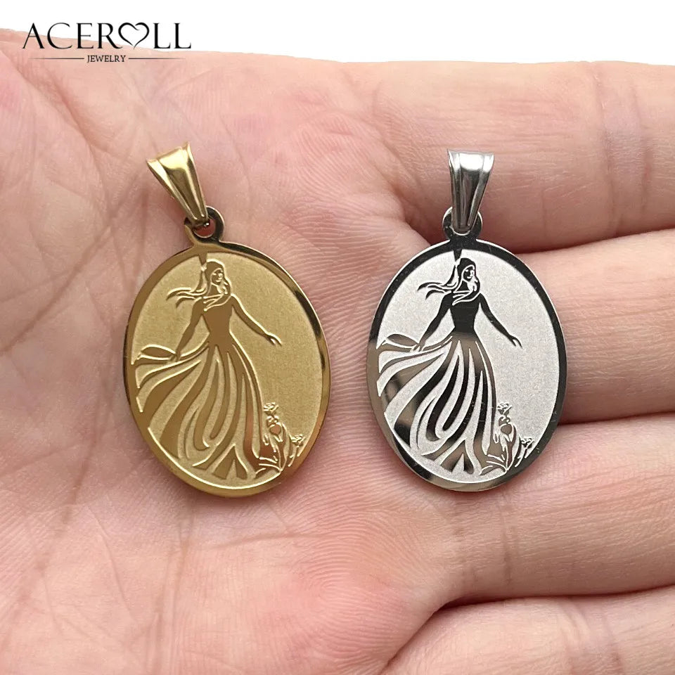 Stainless Steel Virtue Pendant
